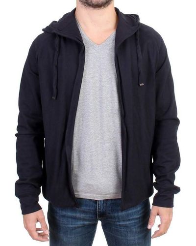 CoSTUME NATIONAL C'n'c Hooded Cotton Sweater - Blue