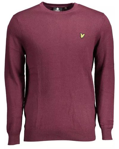 Lyle & Scott Elegant Purple Cotton