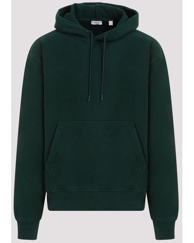 Burberry Ivy Green Cotton Hoodie