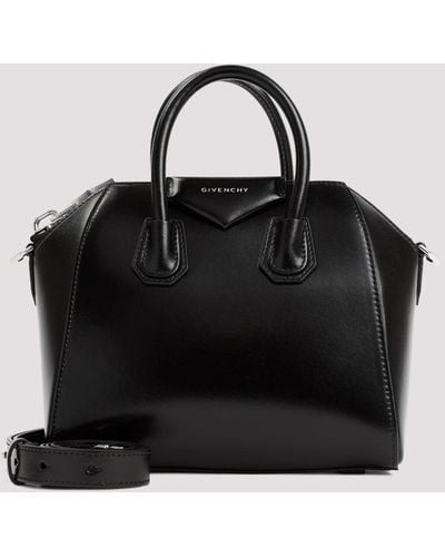 Givenchy Mini Antigona Bag In Black Leather