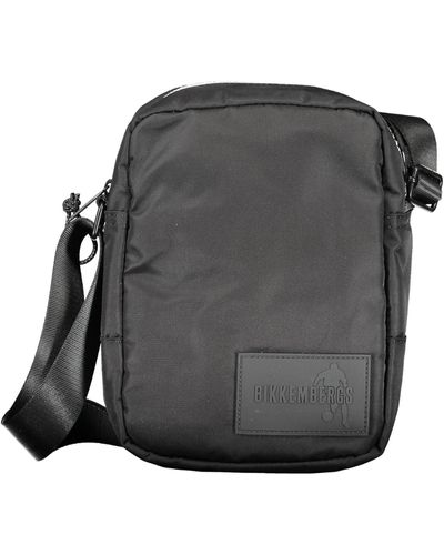 Bikkembergs Black Nylon Shoulder Bag - Grey