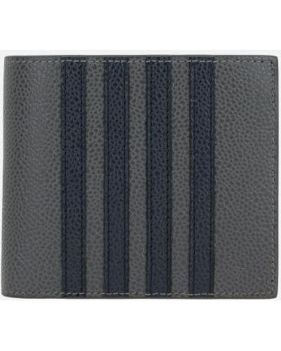 Thom Browne 4-bar Stripe Bifold Cardholder - U Grey