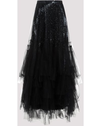 Ralph Lauren Collection Black Daphne Skirt