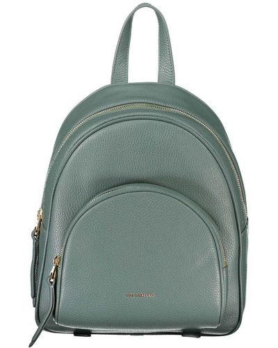 Coccinelle Leather Backpack - Green