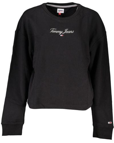 Tommy Hilfiger Chic Crew Neck Brushed Sweatshirt - Black