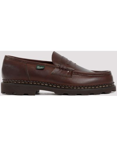Paraboot Brown Leather Reims Loafers
