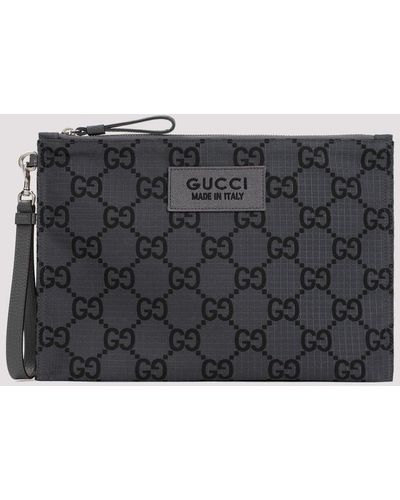 Gucci Grey Pouch - Black