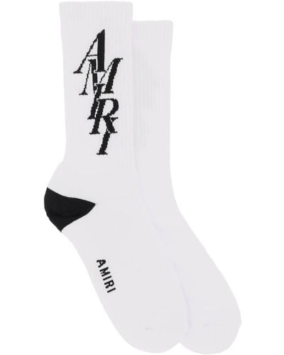 Amiri Stack Logo Socks - Multicolor