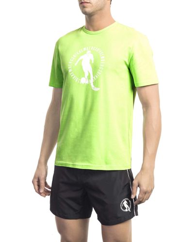 Bikkembergs G R E E N( F L U O) Beachwear T-shirt - Green