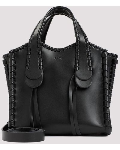 Chloé Black Mony Calf Leather Shoulder Bag