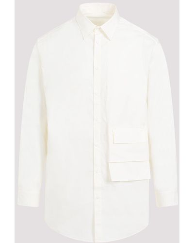 Y-3 Off White Cotton Shirt