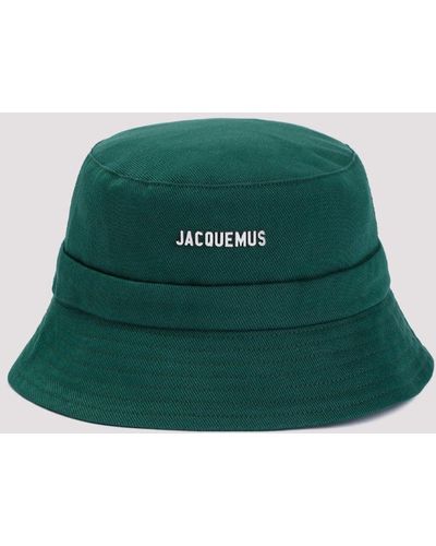 Jacquemus Green Cotton Le Bob Gadjo Hat