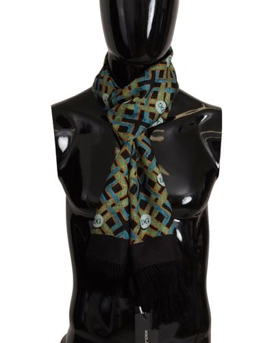 Dolce & Gabbana Elegant Silk Scarf - Black