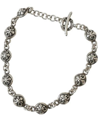 Nialaya 925 Sterling Balls Chain Bracelet - Metallic