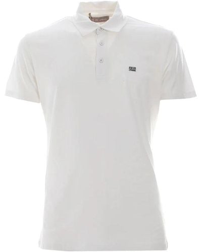Yes-Zee Cotton Polo Shirt - White