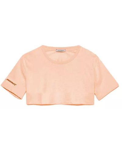 hinnominate Pink Cotton Tops & T