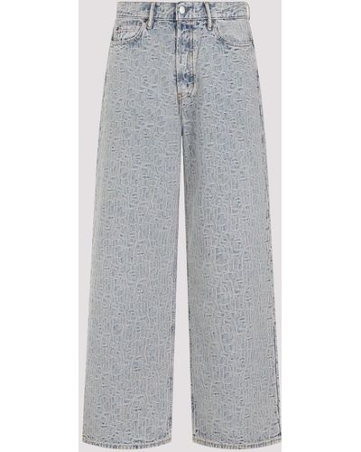 Acne Studios Blue Beige 1981m Cotton Jeans - Grey