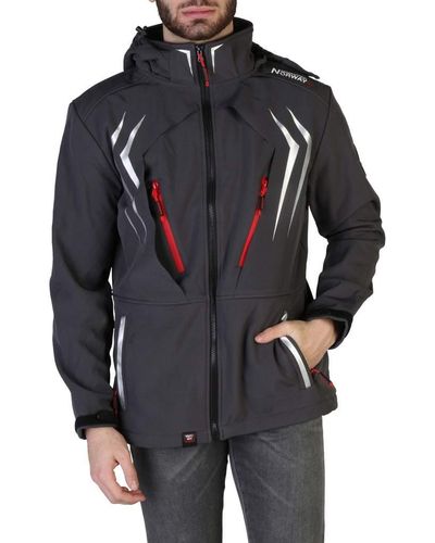 GEOGRAPHICAL NORWAY Long Sleeve Zipped Jacket - Gray