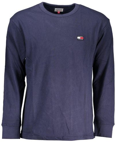 Tommy Hilfiger Classic Crew Neck Long Sleeve Tee - Blue