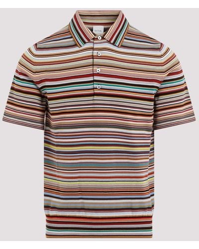 Paul Smith Multi Colored Organic Cotton Polo Shirt - Multicolour