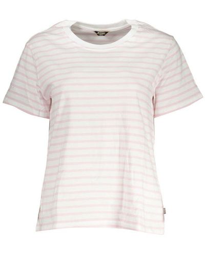 K-Way Chic Contrast Detail Tee - White