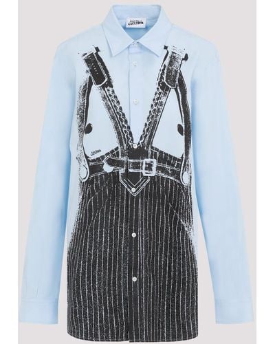 Jean Paul Gaultier Baby Blue And Black Trompe