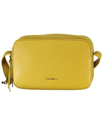 Coccinelle Leather Handbag - Yellow