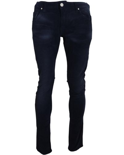 Acht Chic Straight Fit Corduroy Jeans - Blue