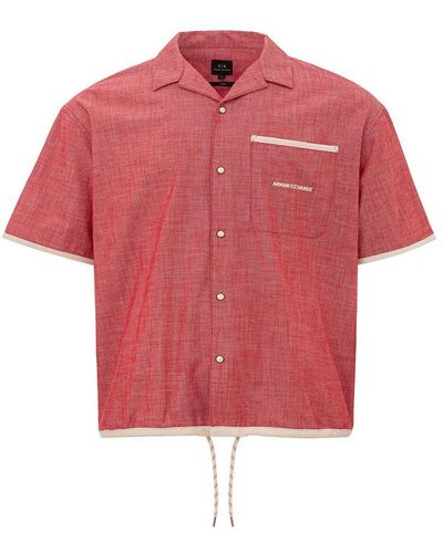 Armani Exchange Cotton Shirt - Red