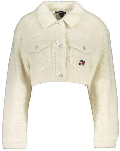Tommy Hilfiger Chic Sports Jacket With Sleek Pockets - Natural