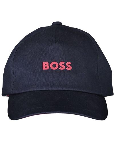 BOSS Cotton Hats & Cap - Blue