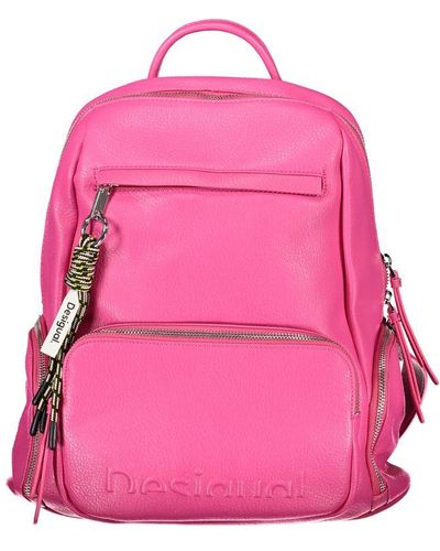 Desigual Polyethylene Backpack - Pink