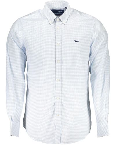 Harmont & Blaine Elegant Cotton Long Sleeve Shirt - White