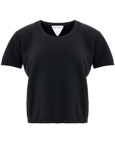 Bottega Veneta Cashmere Tops & T-Shirt - Black