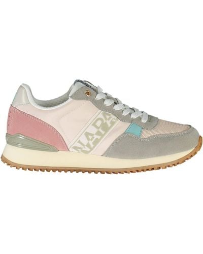 Napapijri Chic Laced Sneakers With Logo Detail - Multicolor