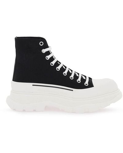 Alexander McQueen 'tread Slick' Boots - White