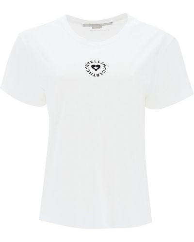 Stella McCartney Iconic Mini Heart T-Shirt - White