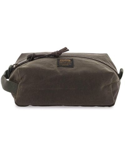 Filson Beauty Case In Thin Cloth - Brown