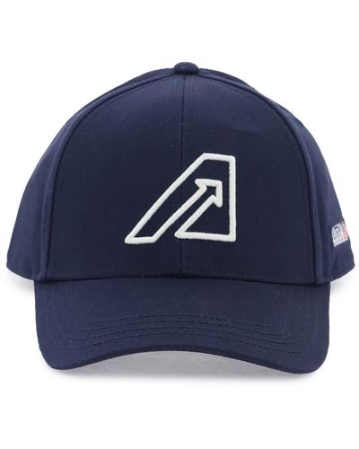 Autry Baseball Cap With Embroidered Logo - Blue