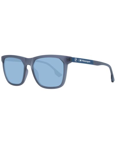 BMW Gray Men Sunglasses - Blue