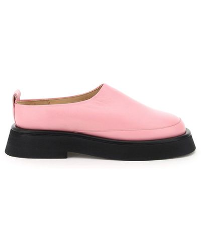 Wandler Rosa Leather Loafers - Pink