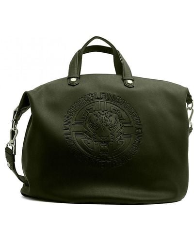 Philipp Plein Chic Army Green Crossbody Shopper Bag