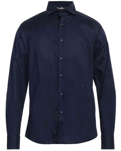 Aquascutum Blue Cotton Shirt