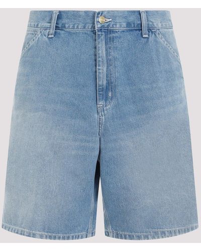 Carhartt Light Blue Simple Cotton Shorts