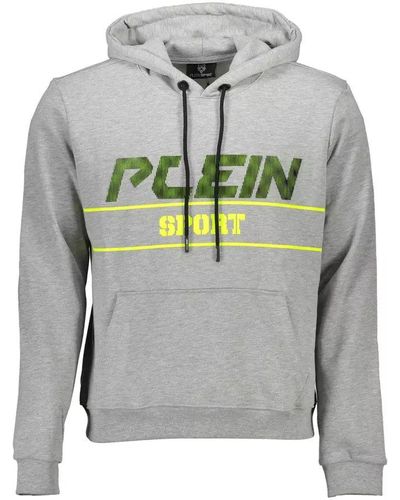 Philipp Plein Grey Cotton Jumper