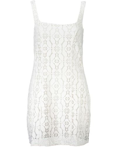 Desigual Polyester Dress - White