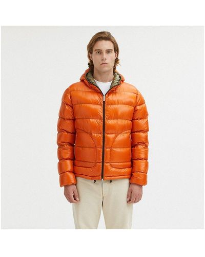 Centogrammi Reversible Goose Down Puffer Jacket - Orange