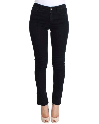 CoSTUME NATIONAL C'n'c Cotton Stretch Slim Fit Jeans - Black