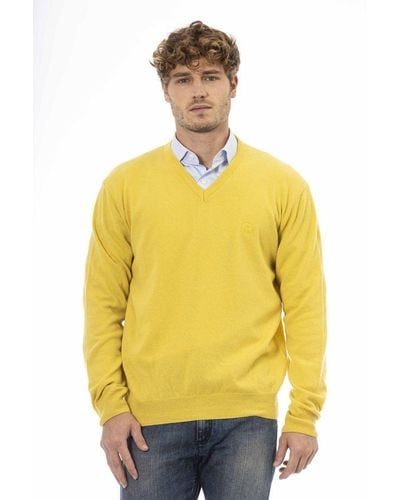 Sergio Tacchini Yellow Wool Jumper