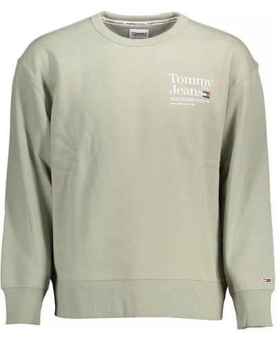 Tommy Hilfiger Green Cotton Sweater - Multicolor